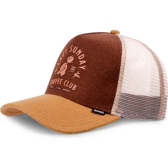 Cap išlenkta brown snapback Djinns