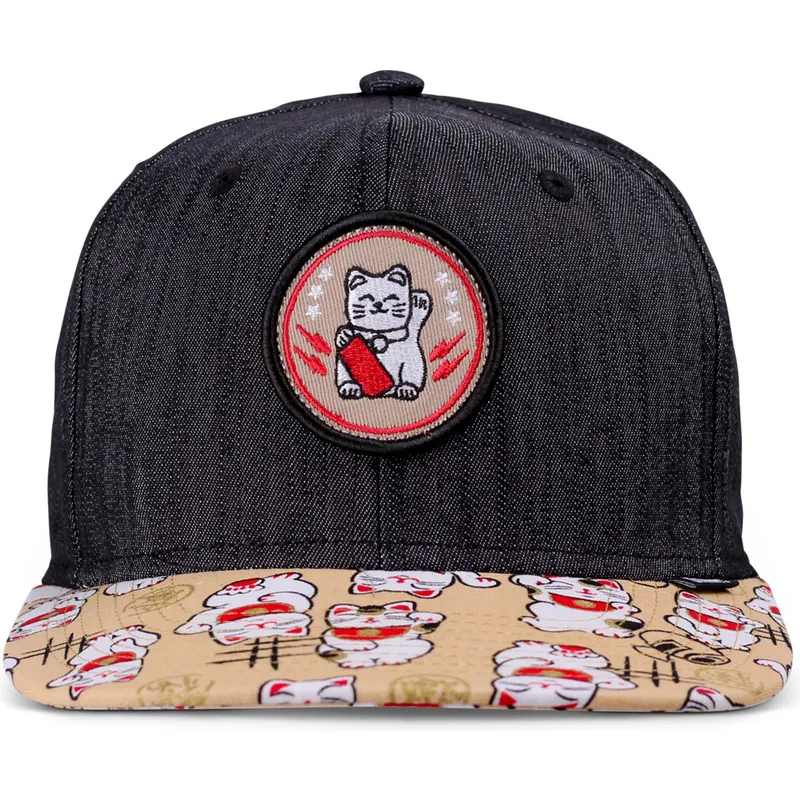 cap-plokscia-black-snapback-vaikams-djinns