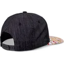 czarna-i-wielokolorowa-plaska-czapka-snapback-dla-chlopca-lucky-cat-linen-rev-od-djinns
