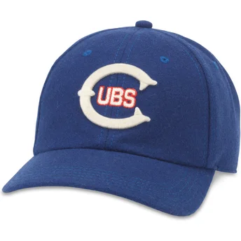 Kepurė išlenkta mėlyna reguliuojama juostelė Cleveland Cubs Archive Legend Cleveland Cubs MLB American Needle