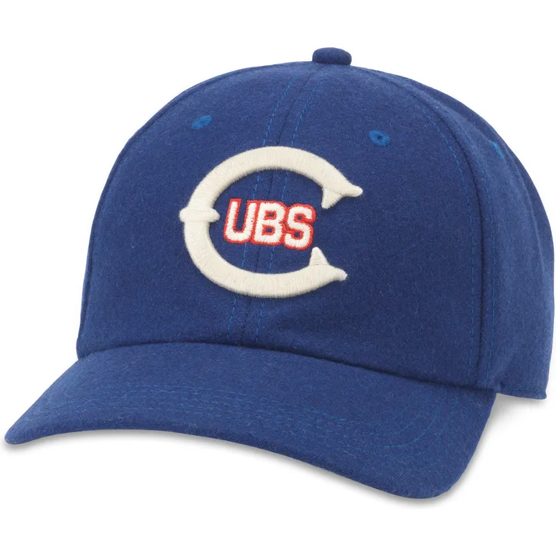 kepure-islenkta-melyna-reguliuojama-juostele-cleveland-cubs-archive-legend-cleveland-cubs-mlb-american-needle