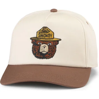 Gorra curva marrón snapback Smokey Bear Roscoe de...