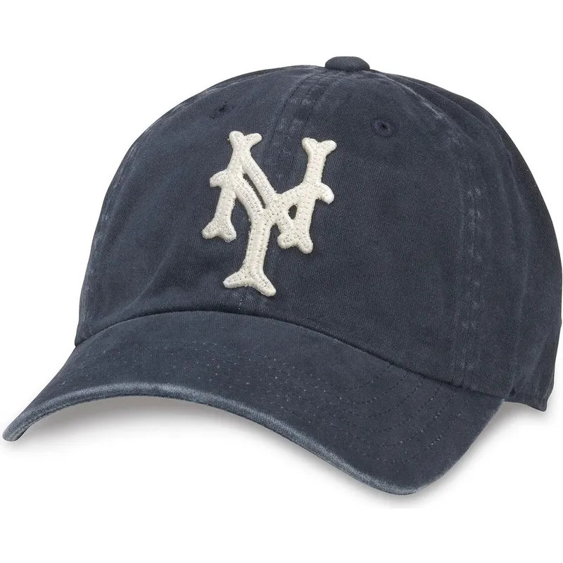 kepure-islenkta-tamsiai-melyna-reguliuojamas-new-york-cubans-archive-new-york-cubans-mlb-american-needle