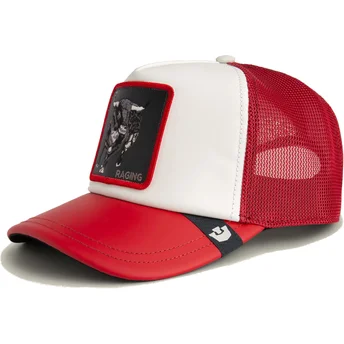 Kepurė išlenkta vilkikas raudona snapback toro LFG Raging Bull Pre-Game Seasonal The Farm The Farm de Goorin Bros.