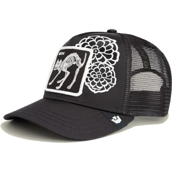 Cap išlenkta black snapback gato Dia de Michi Dia Los Muertos The Farm The Farm de Goorin Bros.