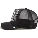 cap-islenkta-black-snapback-gato-dia-de-michi-dia-los-muertos-the-farm-the-farm-de-goorin-bros