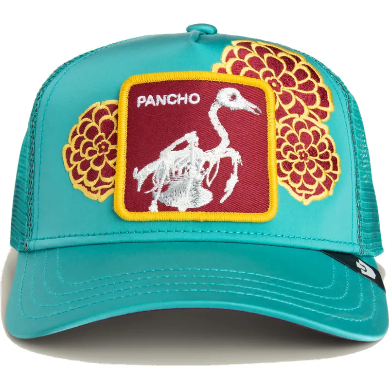 cap-islenkta-blue-snapback-flamenco-dia-de-pancho-dia-los-muertos-the-farm-the-farm-de-goorin-bros