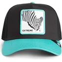 czapka-trucker-czarna-i-niebieska-zebra-extreme-arbez-flip-side-2-the-farm-od-goorin-bros