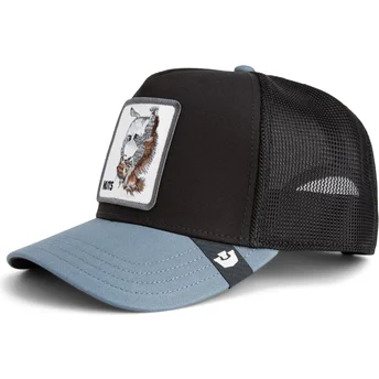 Gorra trucker negra y gris ardilla Nuts Lerriuqs Flip...