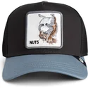 kepure-islenkta-vilkikas-juoda-snapback-ardilla-nuts-lerriuqs-flip-side-2-the-farm-the-farm-de-goorin-bros