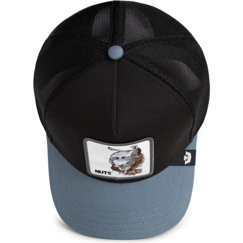 kepure-islenkta-vilkikas-juoda-snapback-ardilla-nuts-lerriuqs-flip-side-2-the-farm-the-farm-de-goorin-bros