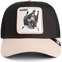 czapka-trucker-czarna-i-bezowa-byk-raging-llub-flip-side-2-the-farm-od-goorin-bros