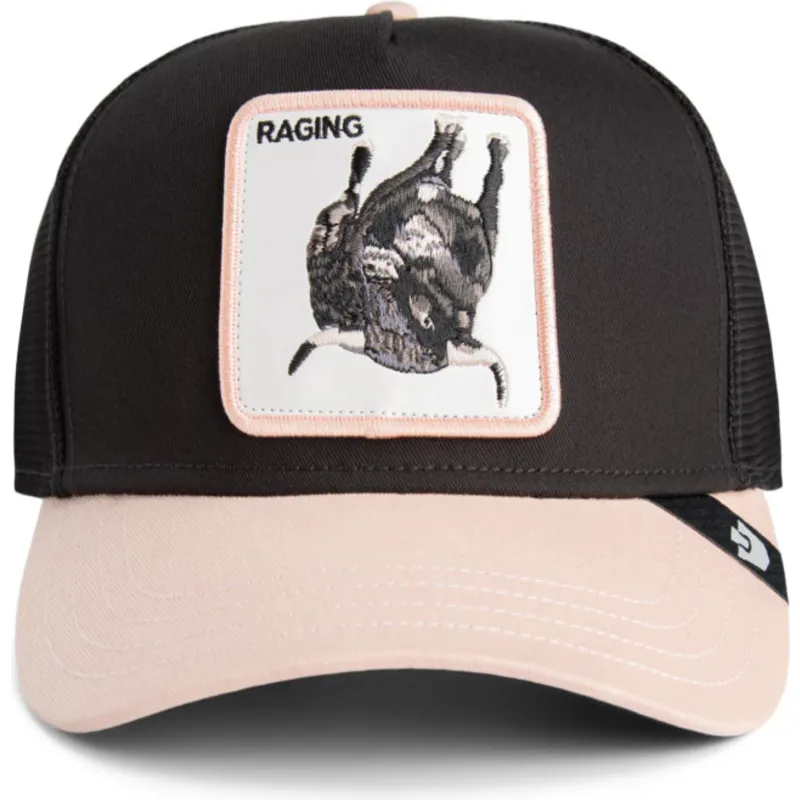 kepure-islenkta-vilkikas-juoda-snapback-toro-raging-llub-flip-side-2-the-farm-the-farm-de-goorin-bros