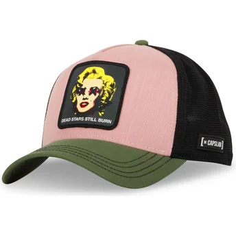 Czapka trucker multicolor Marilyn Monroe Dead Stars Still Burn ART DEAD Famous od Capslab