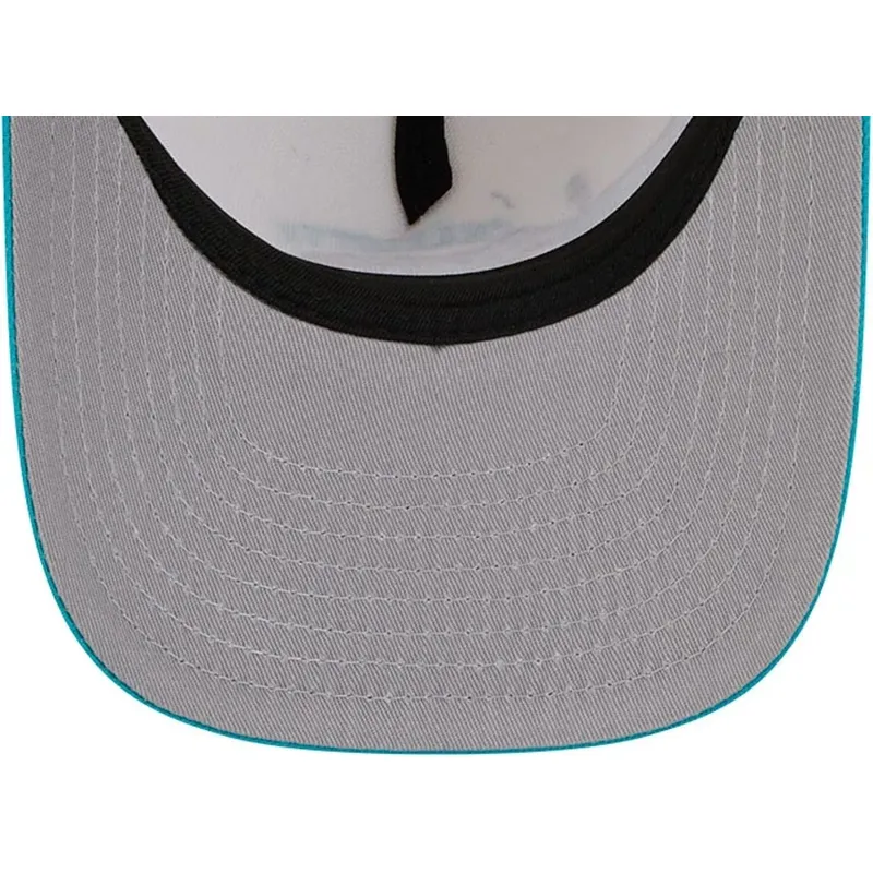 bezowo-niebieska-zakrzywiona-czapka-snapback-9fifty-a-frame-precurved-hardwood-classics-charlotte-hornets-nba-new-era