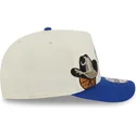 bezowo-niebieska-zakrzywiona-czapka-snapback-9fifty-a-frame-precurved-hardwood-classics-dallas-mavericks-nba-new-era