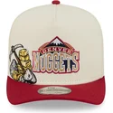 kepure-islenkta-raudona-snapback-9fifty-a-frame-precurved-hardwood-classics-denver-nuggets-nba-new-era