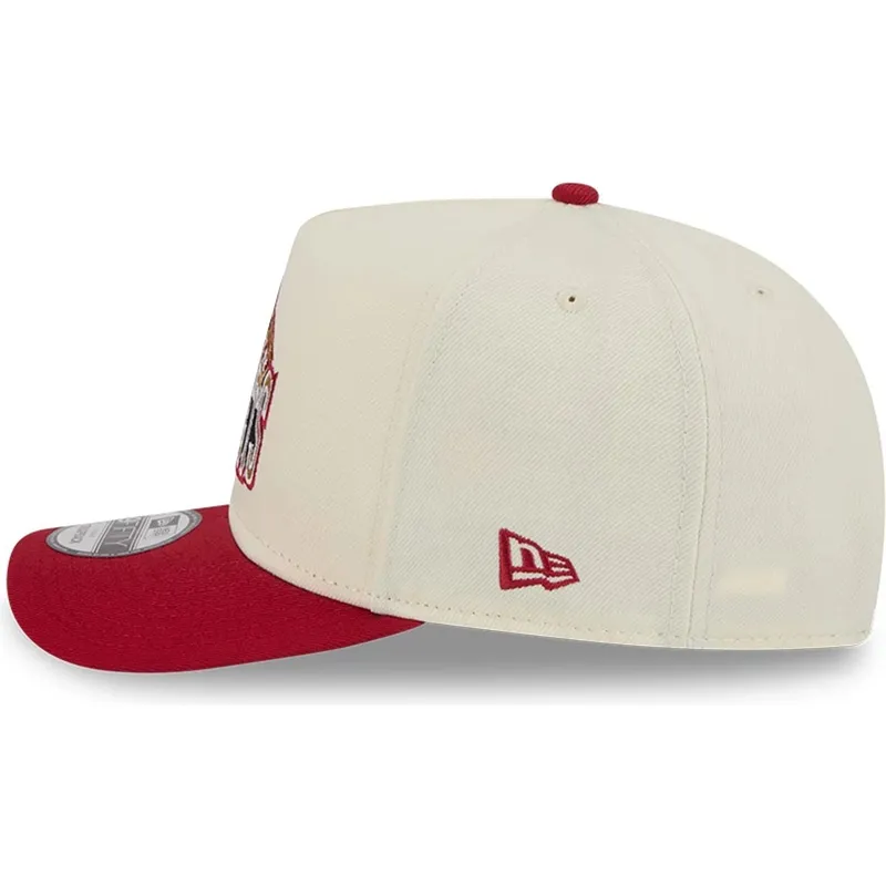 cap-islenkta-red-snapback-9fifty-a-frame-precurved-hardwood-classics-denver-nuggets-nba-new-era
