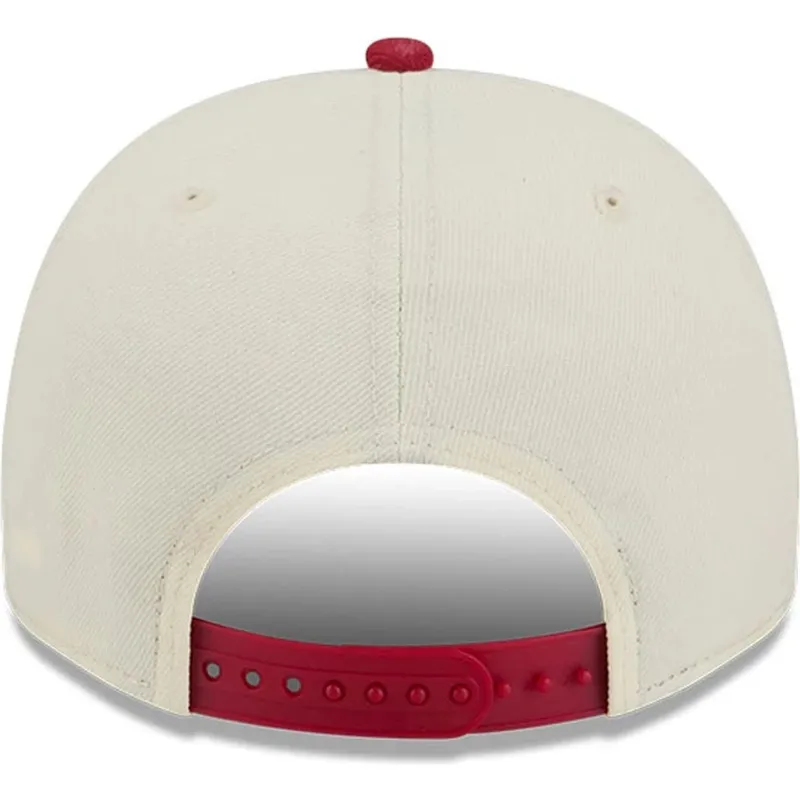 cap-islenkta-red-snapback-9fifty-a-frame-precurved-hardwood-classics-denver-nuggets-nba-new-era