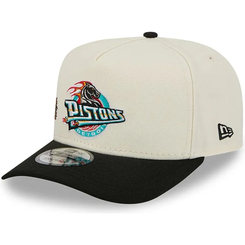 kepure-islenkta-juoda-snapback-9fifty-a-frame-precurved-hardwood-classics-detroit-pistons-nba-new-era
