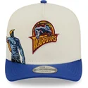cap-islenkta-blue-snapback-9fifty-a-frame-precurved-hardwood-classics-golden-state-warriors-nba-new-era