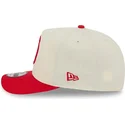 cap-islenkta-red-snapback-9fifty-a-frame-precurved-hardwood-classics-houston-rockets-nba-new-era