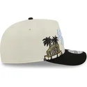 kepure-islenkta-juoda-snapback-9fifty-a-frame-precurved-hardwood-classics-los-angeles-lakers-nba-new-era