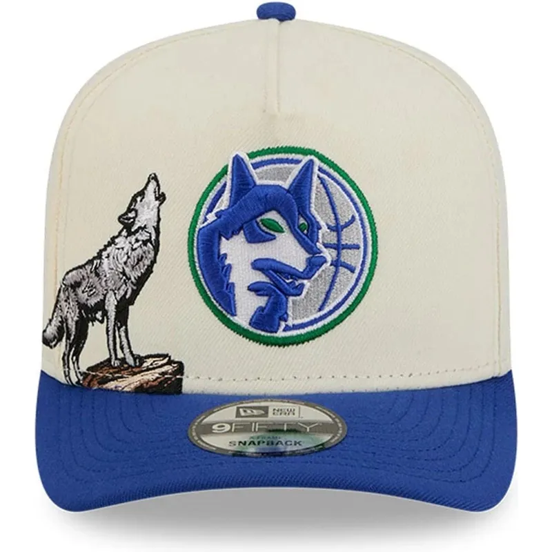 cap-islenkta-blue-snapback-9fifty-a-frame-precurved-hardwood-classics-minnesota-timberwolves-nba-new-era