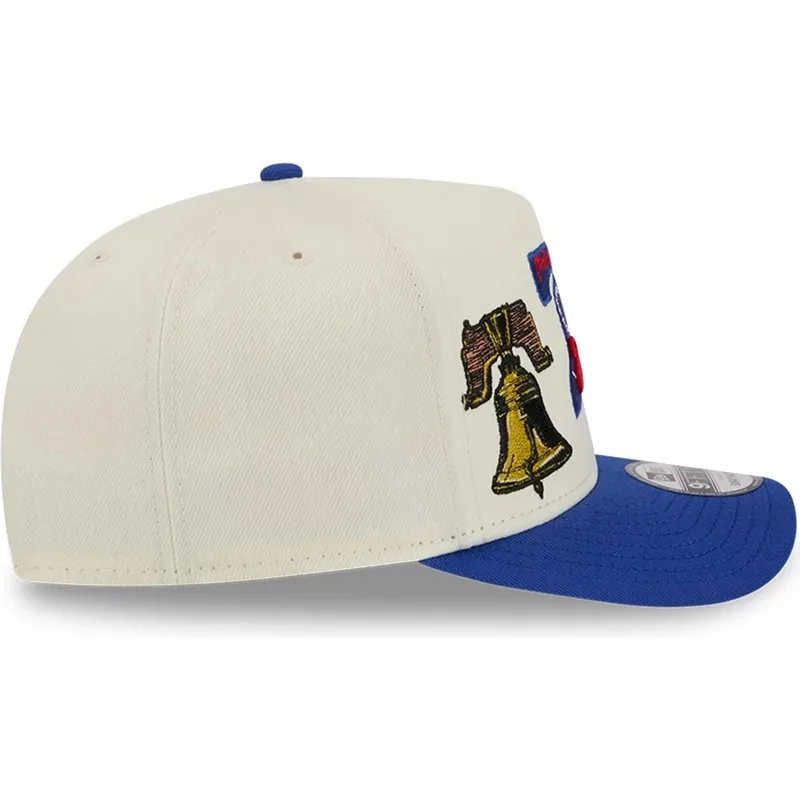 cap-islenkta-blue-snapback-9fifty-a-frame-precurved-hardwood-classics-philadelphia-76ers-nba-new-era