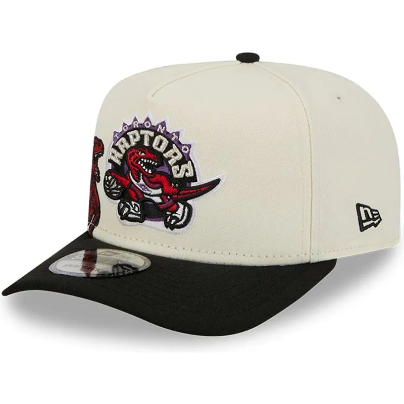 kepure-islenkta-juoda-snapback-9fifty-a-frame-precurved-hardwood-classics-toronto-raptors-nba-new-era