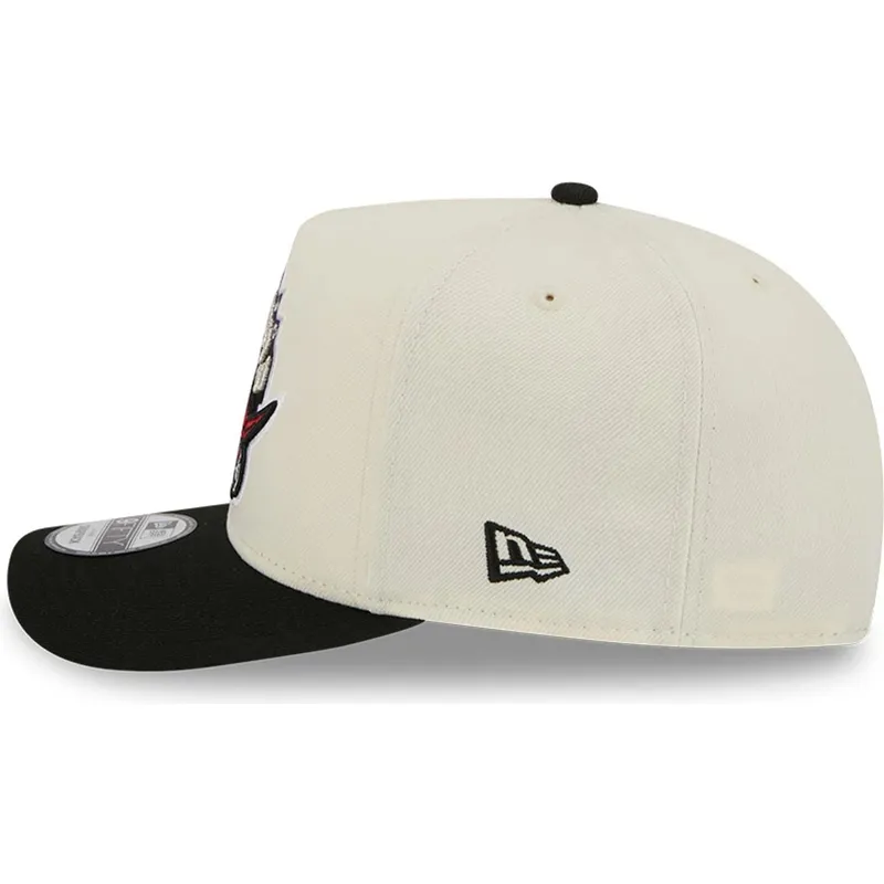 kepure-islenkta-juoda-snapback-9fifty-a-frame-precurved-hardwood-classics-toronto-raptors-nba-new-era