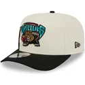 kepure-islenkta-juoda-snapback-9fifty-a-frame-precurved-hardwood-classics-vancouver-grizzlies-nba-new-era
