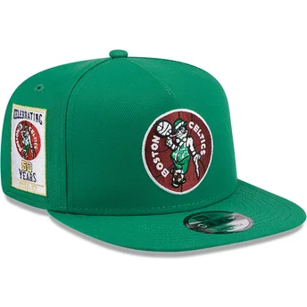 Πράσινο επίπεδο καπέλο snapback 9FIFTY A Frame Hardwood Classics Boston Celtics NBA της New Era