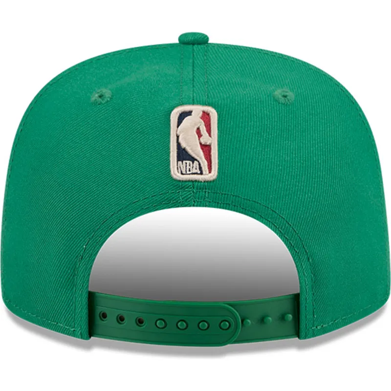 zielona-plaska-czapka-snapback-9fifty-a-frame-hardwood-classics-boston-celtics-nba-new-era