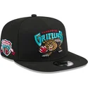 czarna-plaska-czapka-snapback-9fifty-a-frame-hardwood-classics-vancouver-grizzlies-nba-new-era