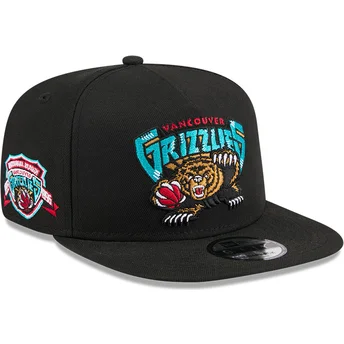 Czarna czapka z daszkiem snapback 9FIFTY A Frame Hardwood Classics Vancouver Grizzlies NBA od New Era