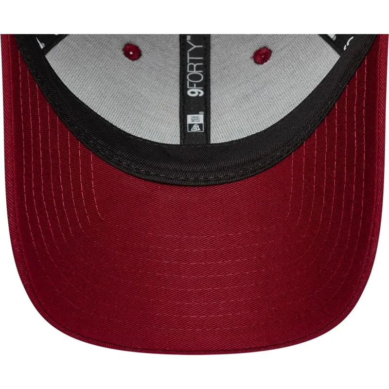 kepure-islenkta-raudona-snapback-9forty-ajustable-fc-barcelona-laliga-new-era