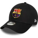 kepure-islenkta-juoda-snapback-vaikams-9forty-ajustable-fc-barcelona-laliga-new-era