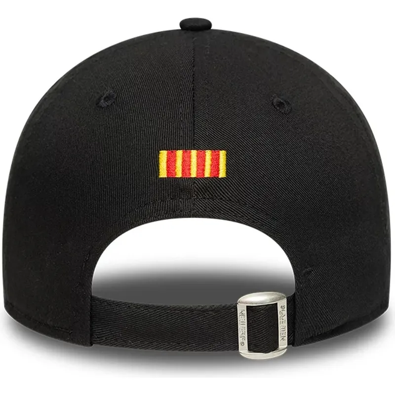 kepure-islenkta-juoda-snapback-vaikams-9forty-ajustable-fc-barcelona-laliga-new-era