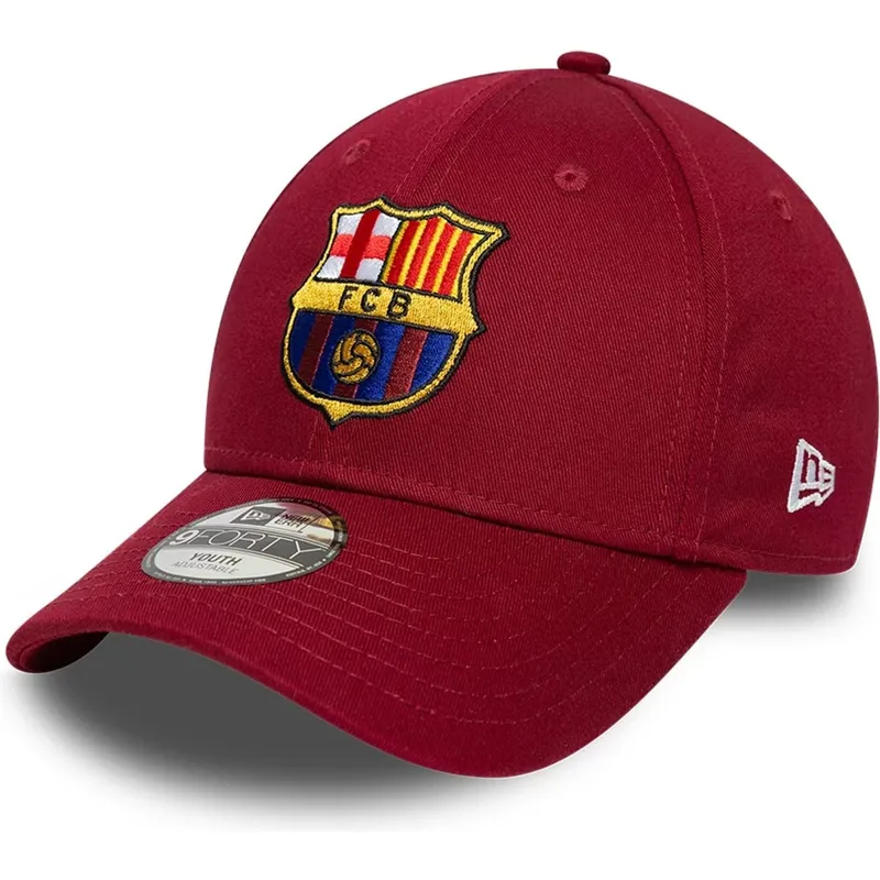 cap-islenkta-red-snapback-vaikams-9forty-ajustable-fc-barcelona-laliga-new-era