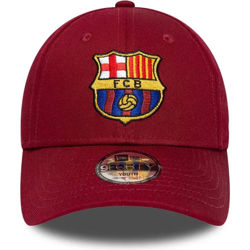 cap-islenkta-red-snapback-vaikams-9forty-ajustable-fc-barcelona-laliga-new-era