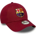 kepure-islenkta-raudona-snapback-vaikams-9forty-ajustable-fc-barcelona-laliga-new-era
