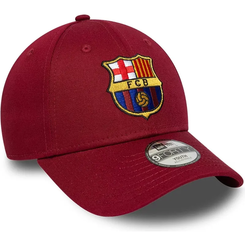 cap-islenkta-red-snapback-vaikams-9forty-ajustable-fc-barcelona-laliga-new-era