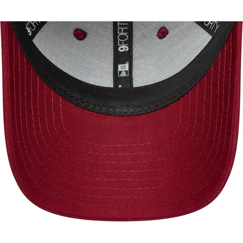 kepure-islenkta-raudona-snapback-vaikams-9forty-ajustable-fc-barcelona-laliga-new-era