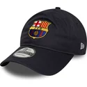 kepure-islenkta-tamsiai-melyna-snapback-9twenty-ajustable-fc-barcelona-laliga-new-era