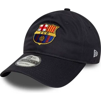 Cap išlenkta navy blue snapback 9TWENTY ajustable FC Barcelona LALIGA New Era