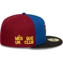 gorra-plana-azul-y-roja-ajustada-de-fc-barcelona-laliga-59fifty-mes-que-un-club-de-new-era