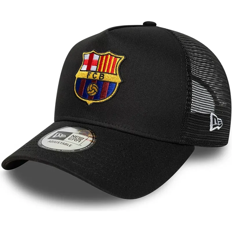 czapka-trucker-czarna-fc-barcelona-laliga-a-frame-patch-new-era