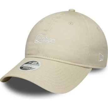 Cap išlenkta beige snapback 9TWENTY ajustable FC Barcelona LALIGA New Era