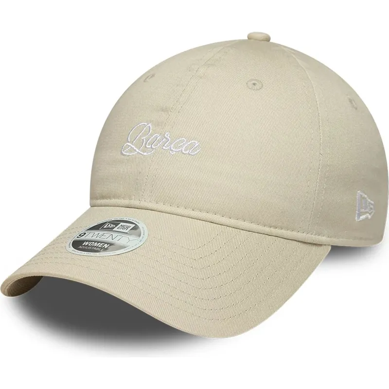 cap-islenkta-beige-snapback-9twenty-ajustable-fc-barcelona-laliga-new-era